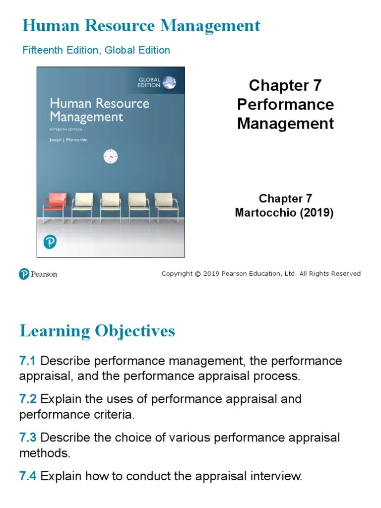 Chapter 7 Performance | PDF | Performance Appraisal | Behavior Modification