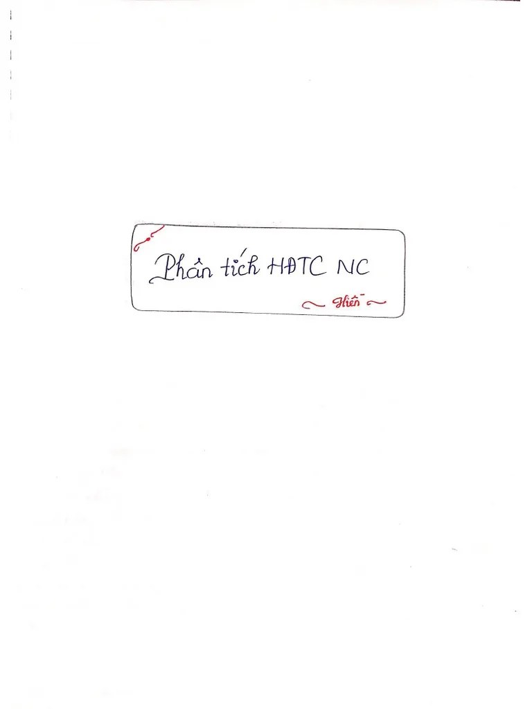 Phan Tich - Ly Thuyet - Hien 2019 PDF | PDF