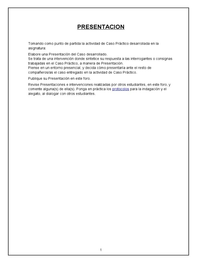 Caso Practico Gestion De Proyectos | PDF