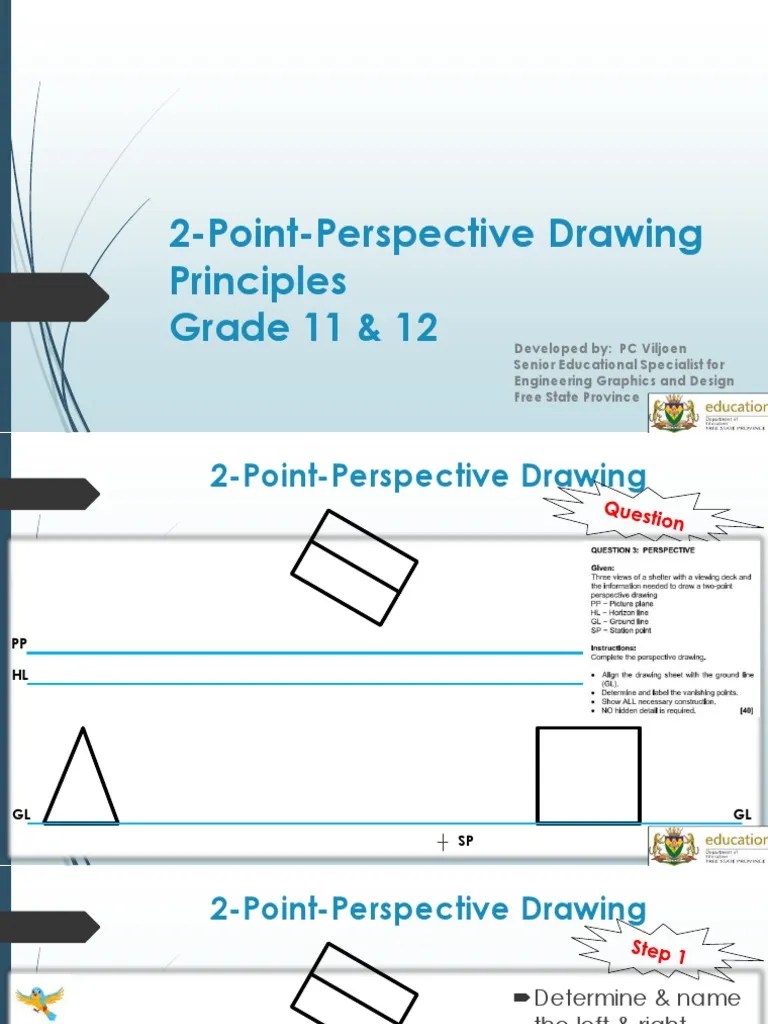 11.1.9.2 Two-Point-Perspective Drawings GL, HL, PP, SP | PDF