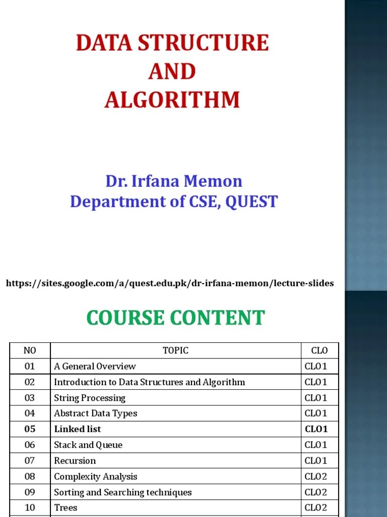 Chapter 5 - Linked List | PDF | Pointer (Computer Programming ...