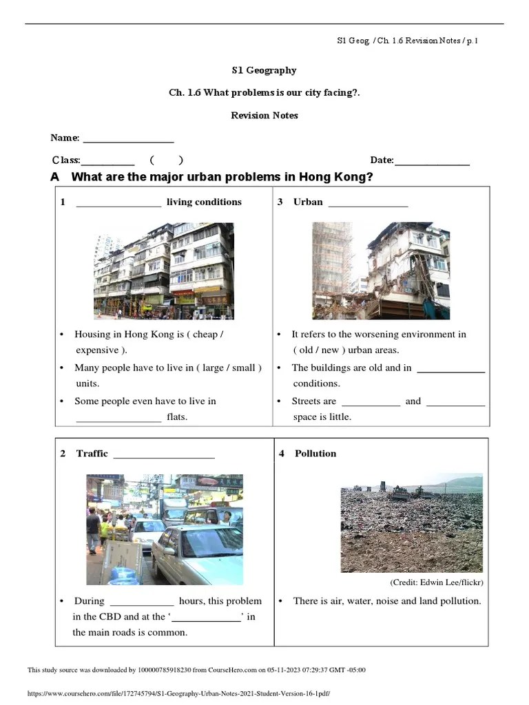 27291 Urban Geography Gcse Pack 1 2 Pdf Urbanization Sustainability - HD Geometric Pictures for Desktop