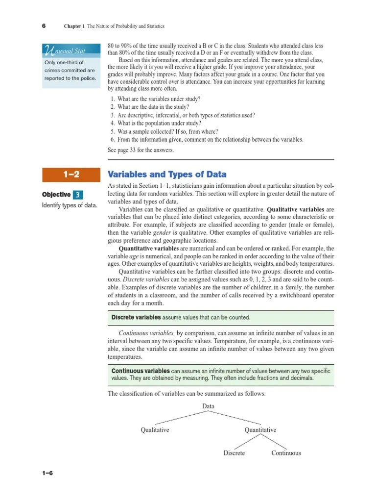 Chapter 1. Types Of Data | PDF | Level Of Measurement | Survey Methodology