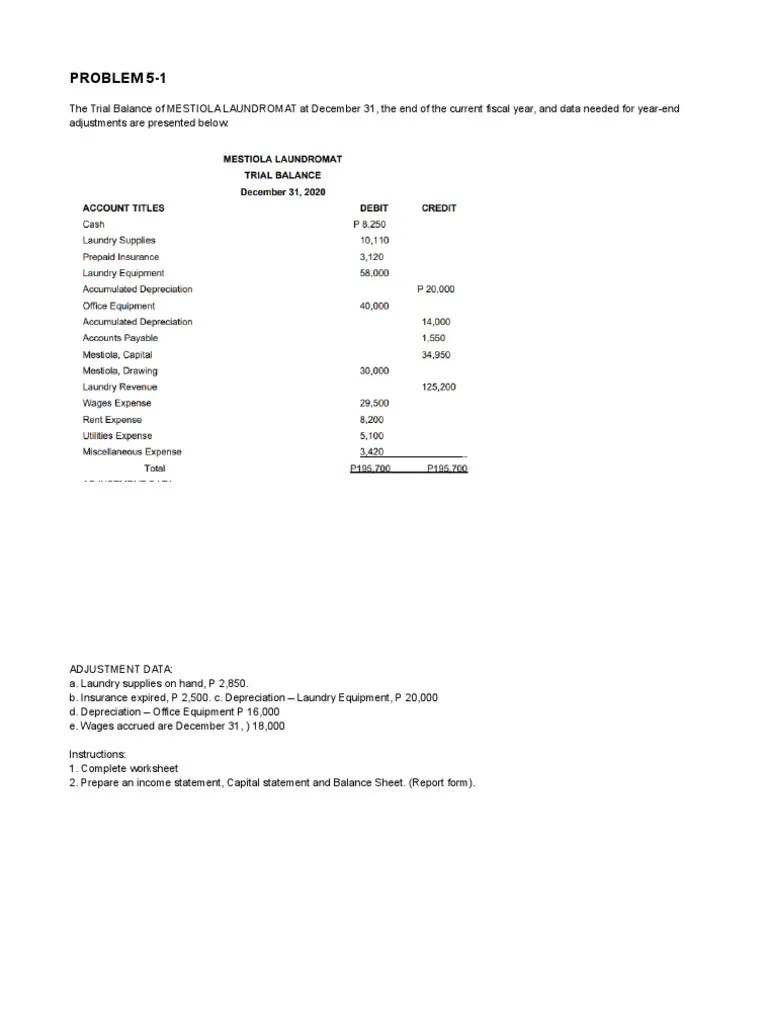 Year End Accounting Adjustments Pdf