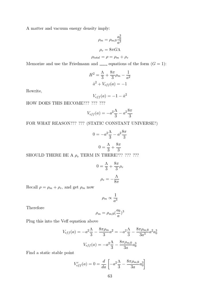 Introduction To General Relativity Solutions 66-70 PDF | PDF | Maxima ...