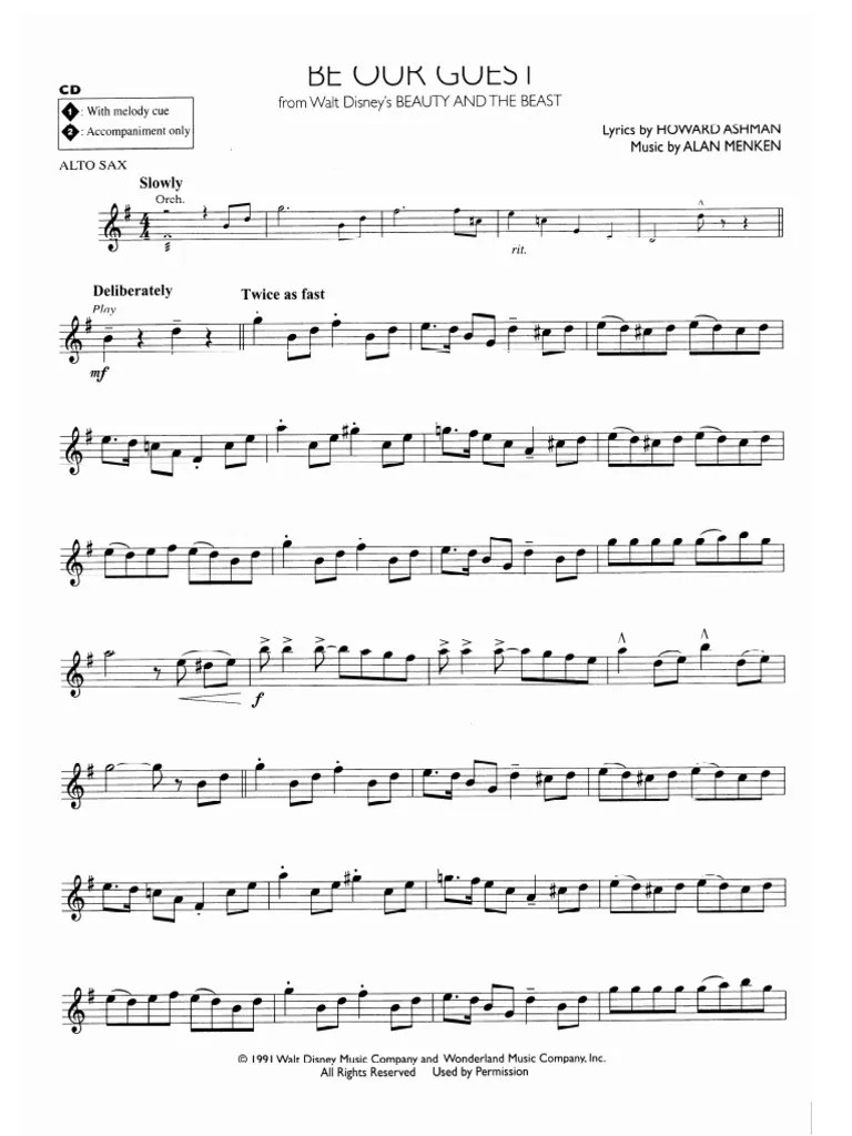 Disney Solos - Alto Sax | PDF