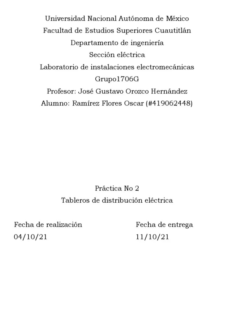 Practica 2 Lab IE | PDF | Ingenieria Eléctrica | Corriente Eléctrica