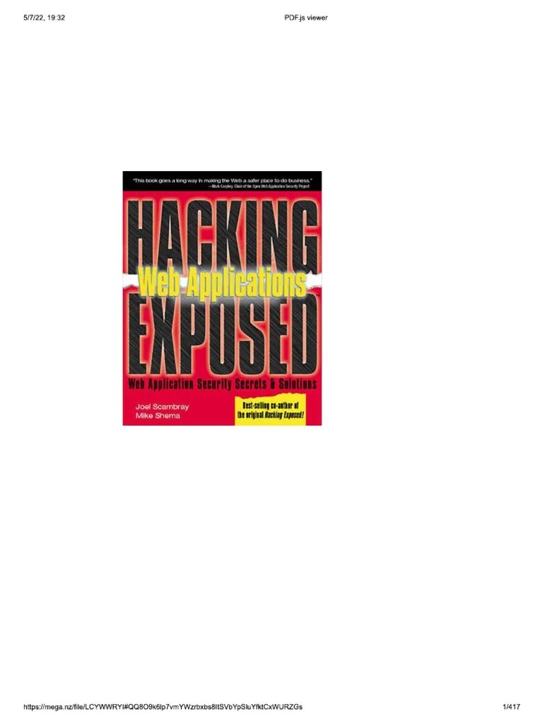 Hacking Aplicaciones Web | PDF