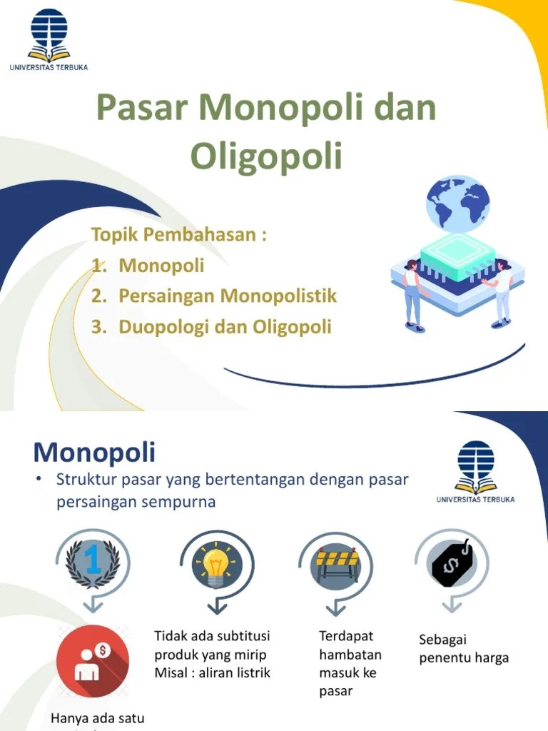 Inisiasi 6 - Pasar Monopoli Dan Oligopoli | PDF