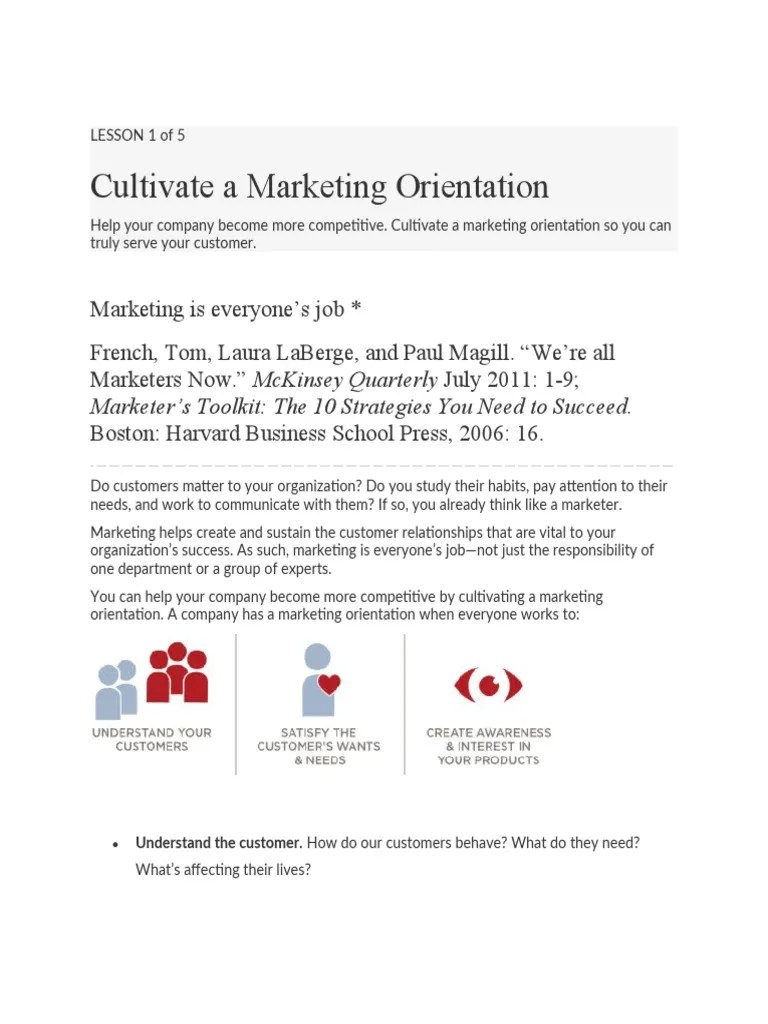 Marketing Essentials | PDF | Marketing | Brand