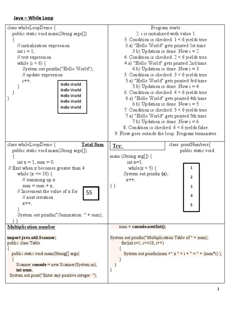 Java - Questions And Answers | PDF | Summation | Arithmetic