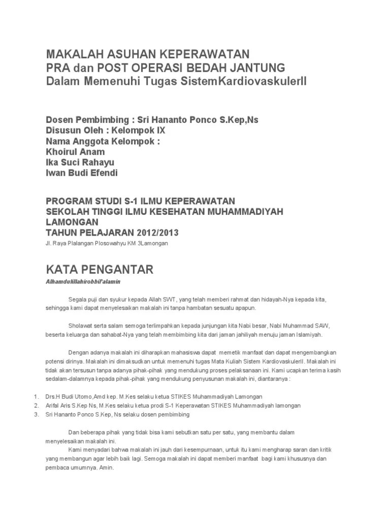 Makalah Bedah Jantung Pdf