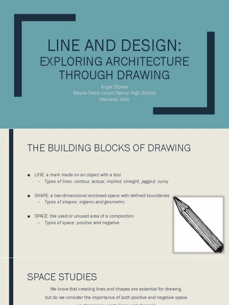 Architectural Drawing Lesson | PDF | Drawing | Shape