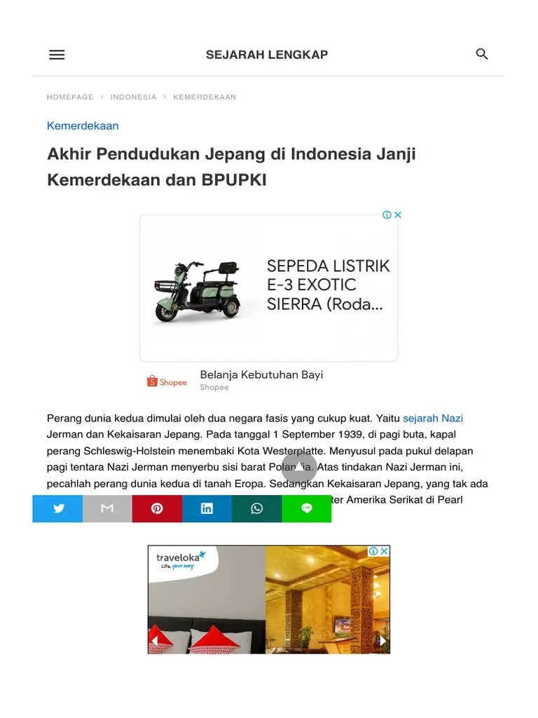 Akhir Pendudukan Jepang Di Indonesia Janji Kemerdekaan Dan BPUPKI ...