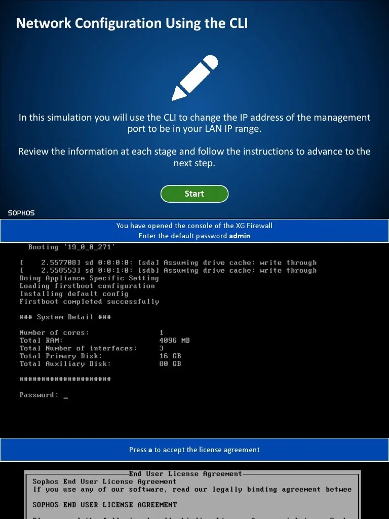 1.1 - Sophos Firewall Initial Setup Wizard | PDF