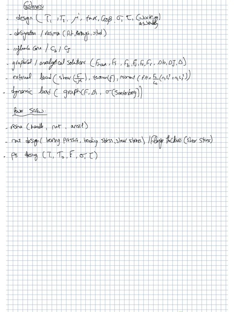 Machine Design Lecture Notes | PDF | Applied And Interdisciplinary ...