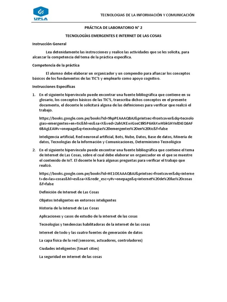 Práctica De Laboratorio #2 | PDF