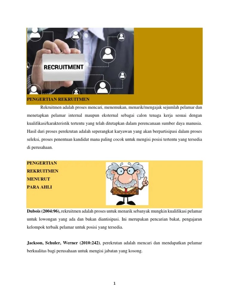 Chapter 4 Recruitment | PDF