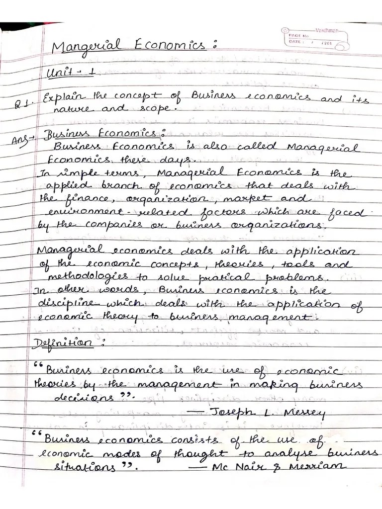 Managerial Economics | PDF