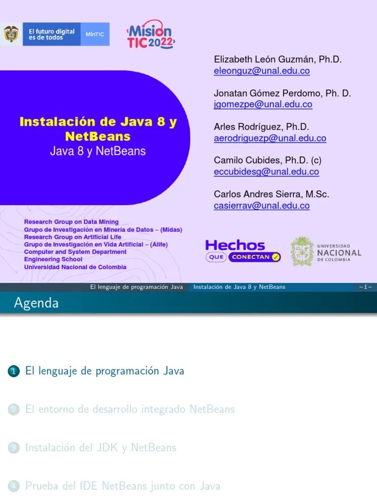 01a-Instalacion Java NetBeans | PDF | Java (lenguaje De Programación ...