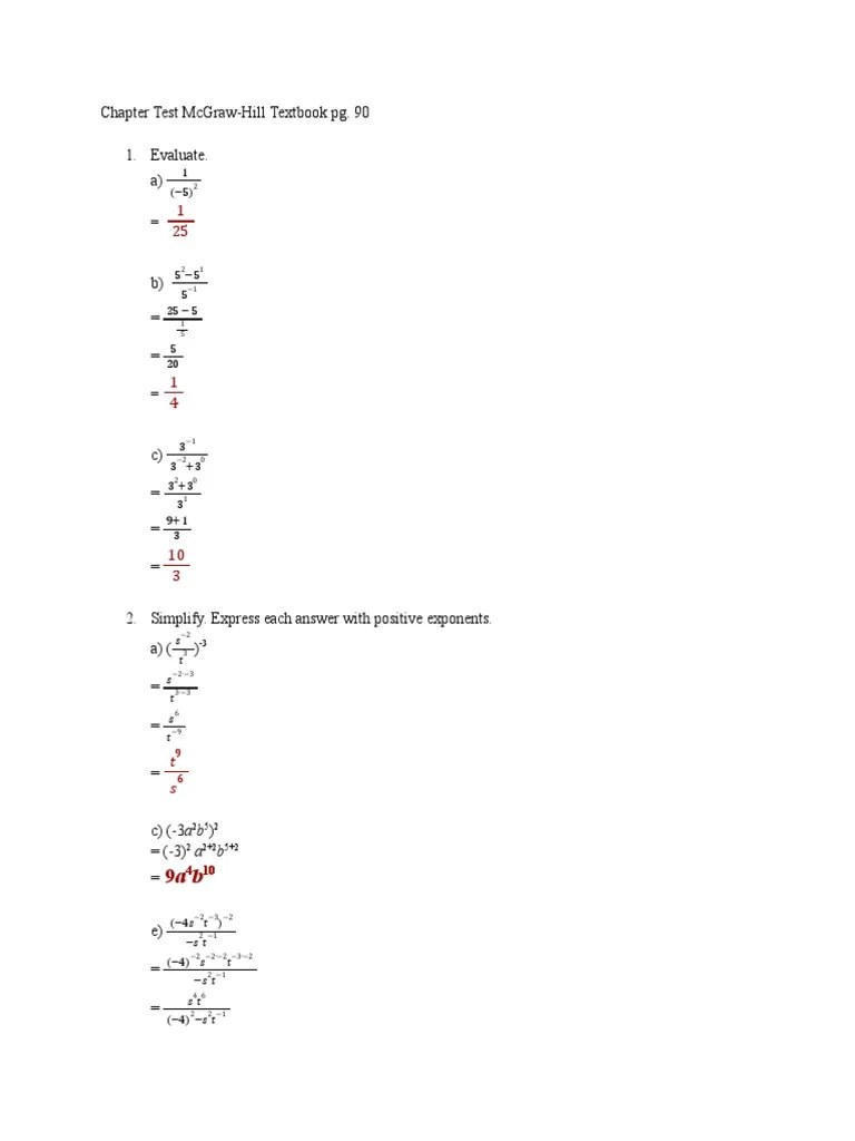 MCR 3u1 Unit 1 Evaluation | PDF