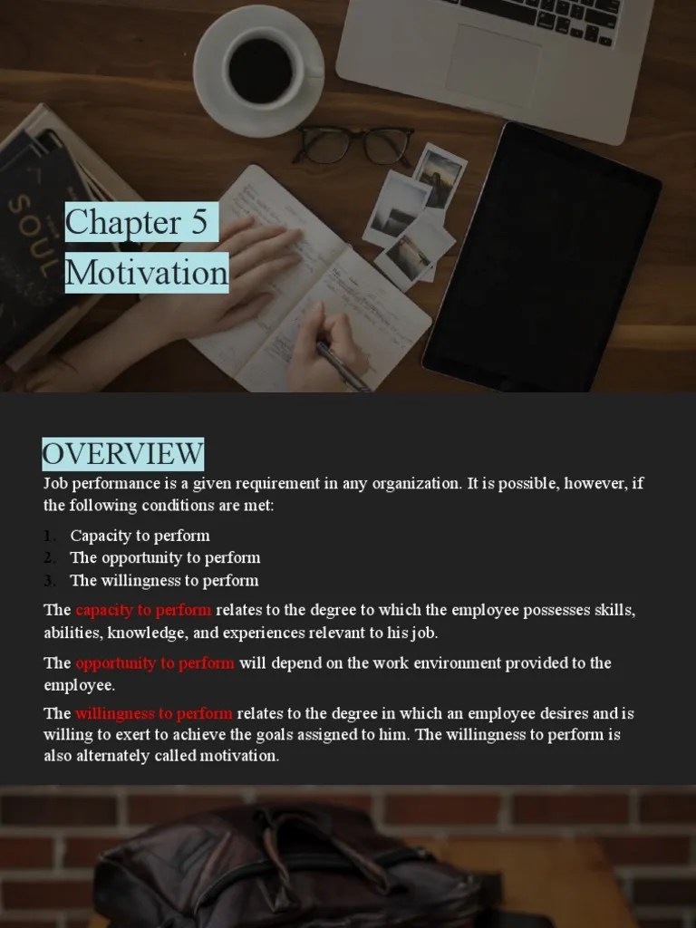 Chapter 5 - MOTIVATION | PDF | Motivation | Motivational