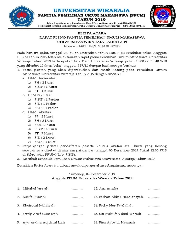 BA Perpanjangan Pendaftaran | PDF