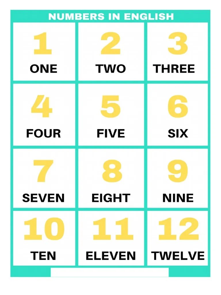 Numbers In English Pdf - Download Incredible Light Art | Mobile