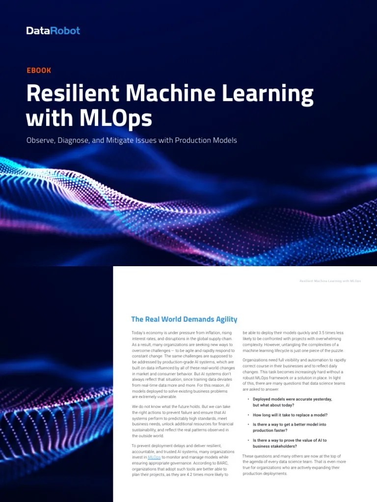 Resilient Machine Learning With MLOps - V2.0 | PDF | Artificial ...