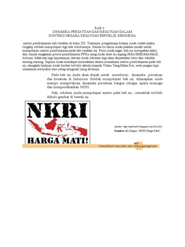 Dinamika Persatuan Dan Kesatuan | PDF