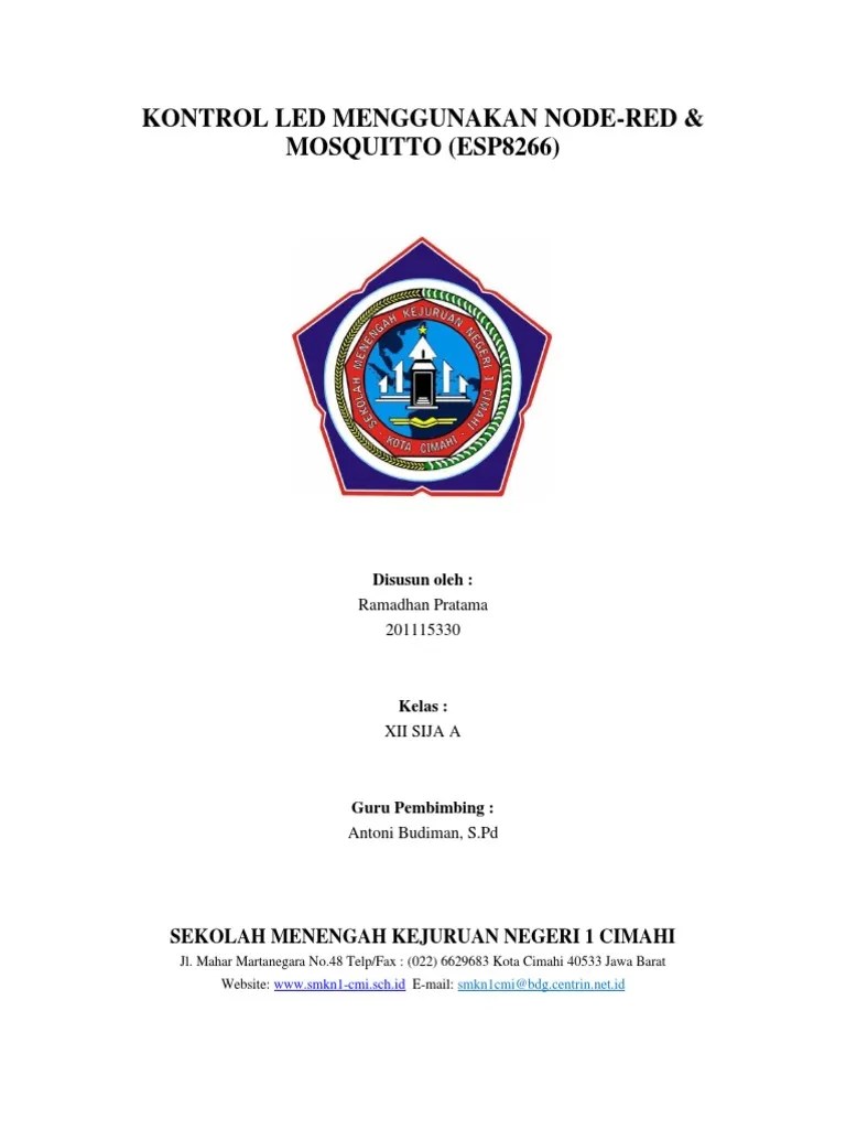 26-Ramadhan Pratama-XII SIJA A-KONTROL LED MENGGUNAKAN NODE-RED ...