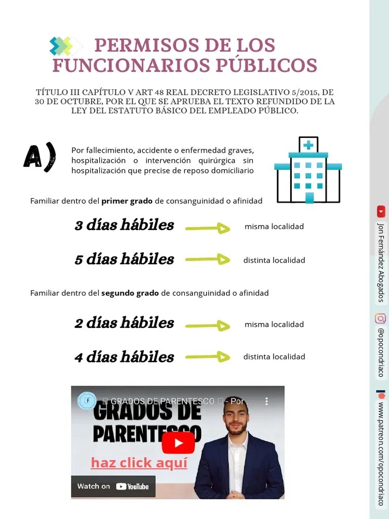 Art 48 Permisos Funcionarios Publicos | PDF | Adopción | Tiempo De Trabajo
