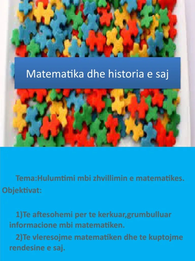 3198matematika Dhe Historia E Saj | PDF