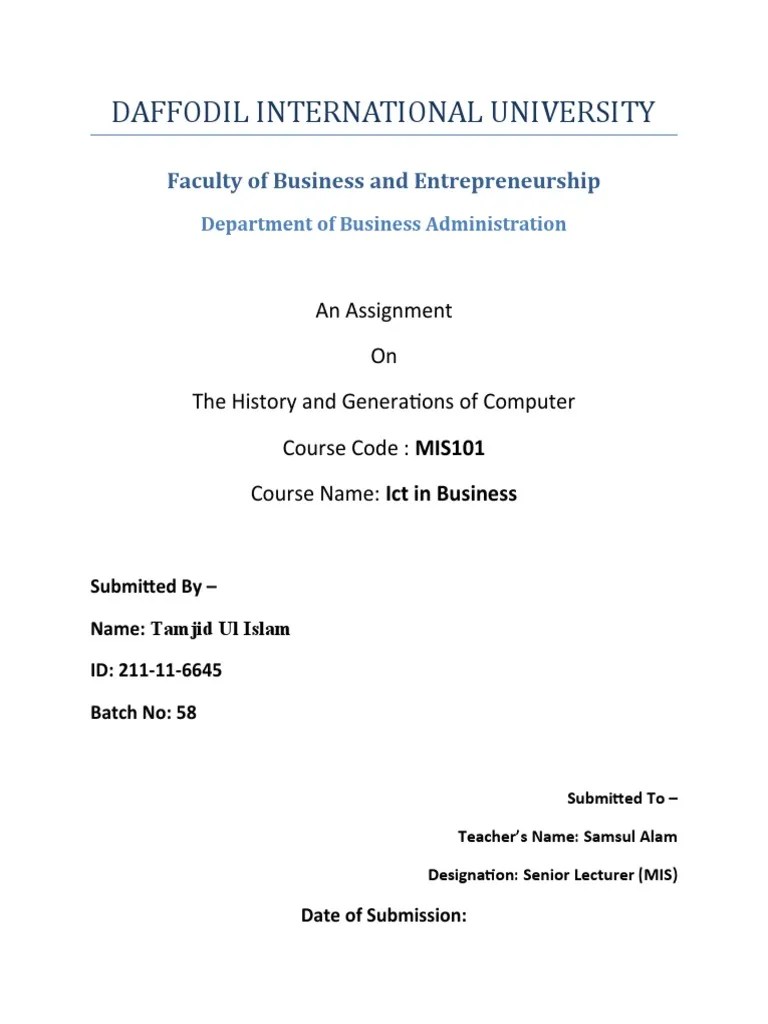 The History And Generations Of Computer | PDF | Integrated Circuit | Computer Data Storage