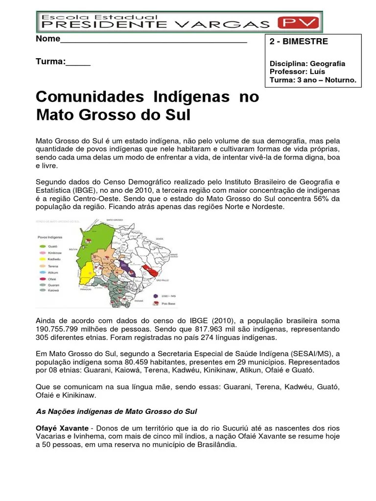 Apostila Geografia 3 Ano 2bimestre | PDF