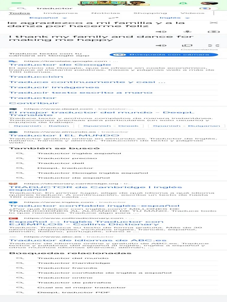 Traductor - Buscar Con Google | PDF | Traducciones | La Lingüística Aplicada