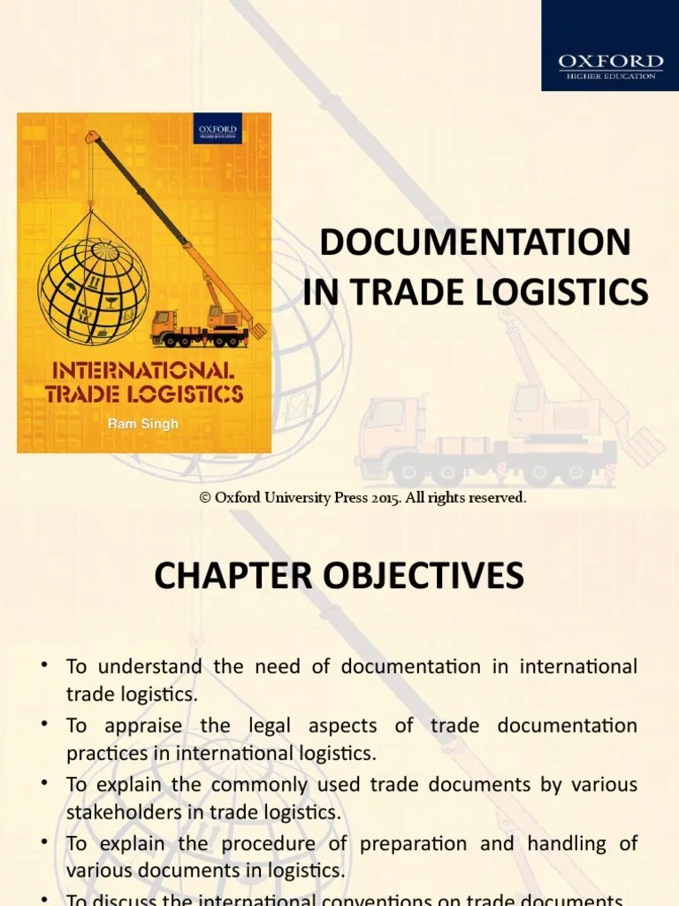 Chapter - 20 DOCUMENTATION | PDF | Bill Of Lading | Cargo