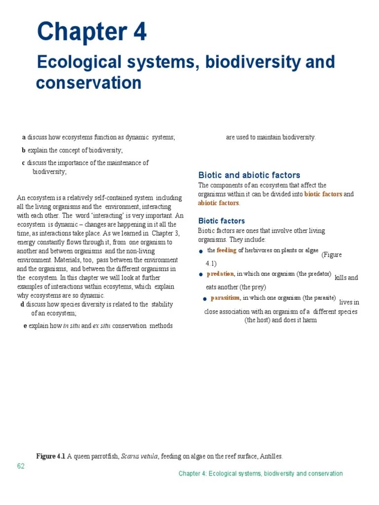 Biodiversity And Conservation | PDF | Biodiversity | Coral Reef
