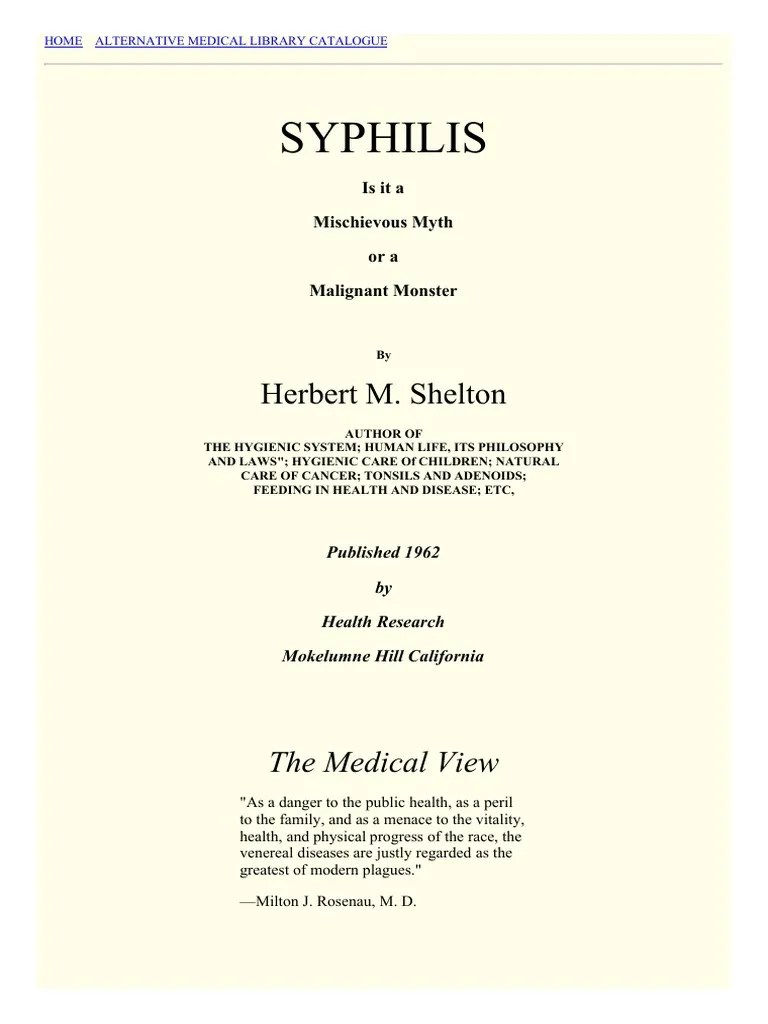 Syphilis | PDF
