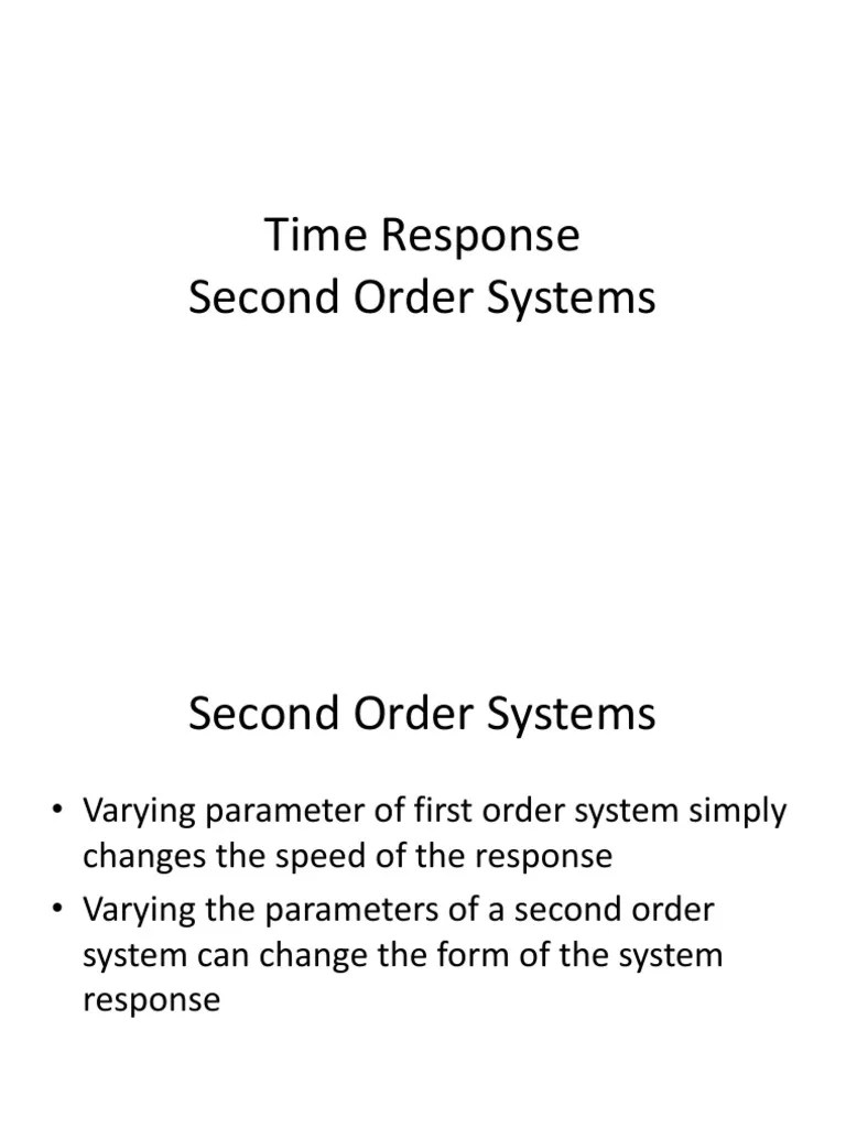 Module 4b - Control Systems | PDF | Damping | Mathematical Analysis