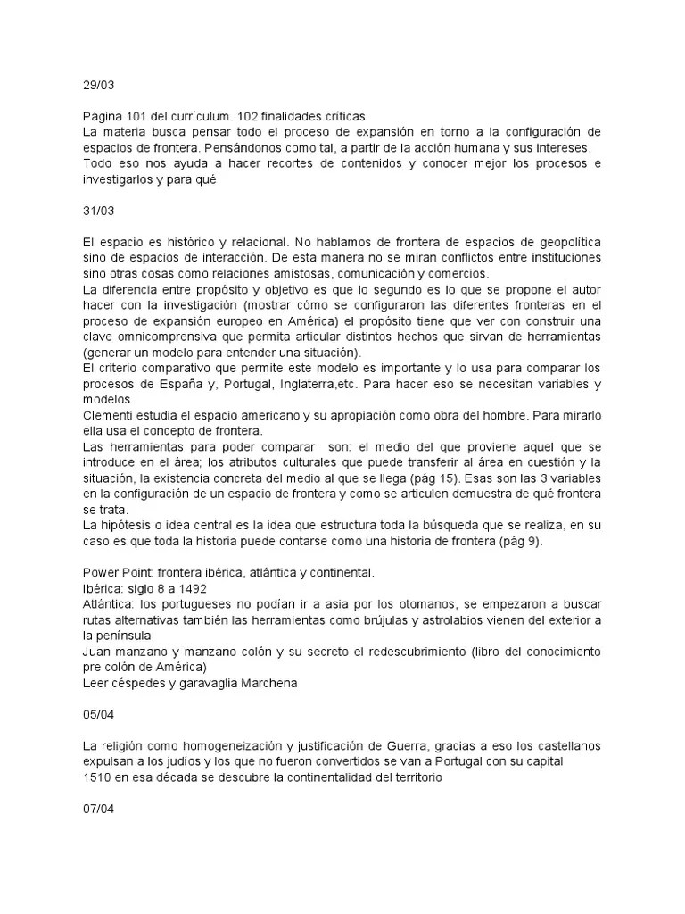 Historia De América II Apuntes | Descargar Gratis PDF | Sociedad | Comercio