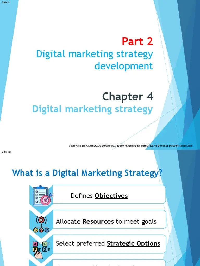 Chap 4 - Digital Marketing Strategy | PDF | Digital Marketing | Marketing