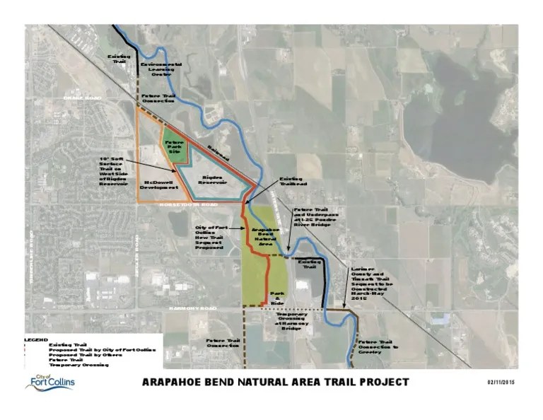Arapahoe Bend Natural Area Trail Map PDF 1