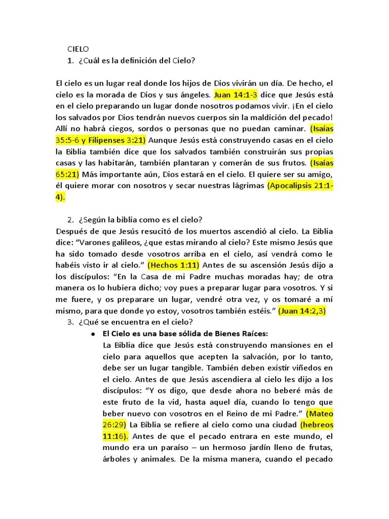 Cielo Y Infierno | PDF | Infierno | Pecado