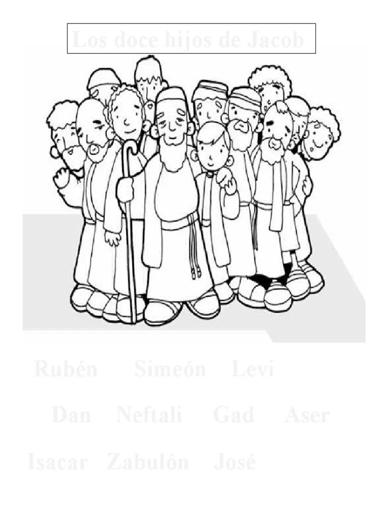 12 Los Doce Hijos De Jacob | PDF