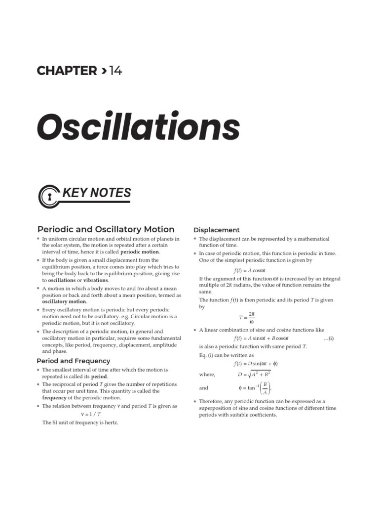 Oscillations | PDF
