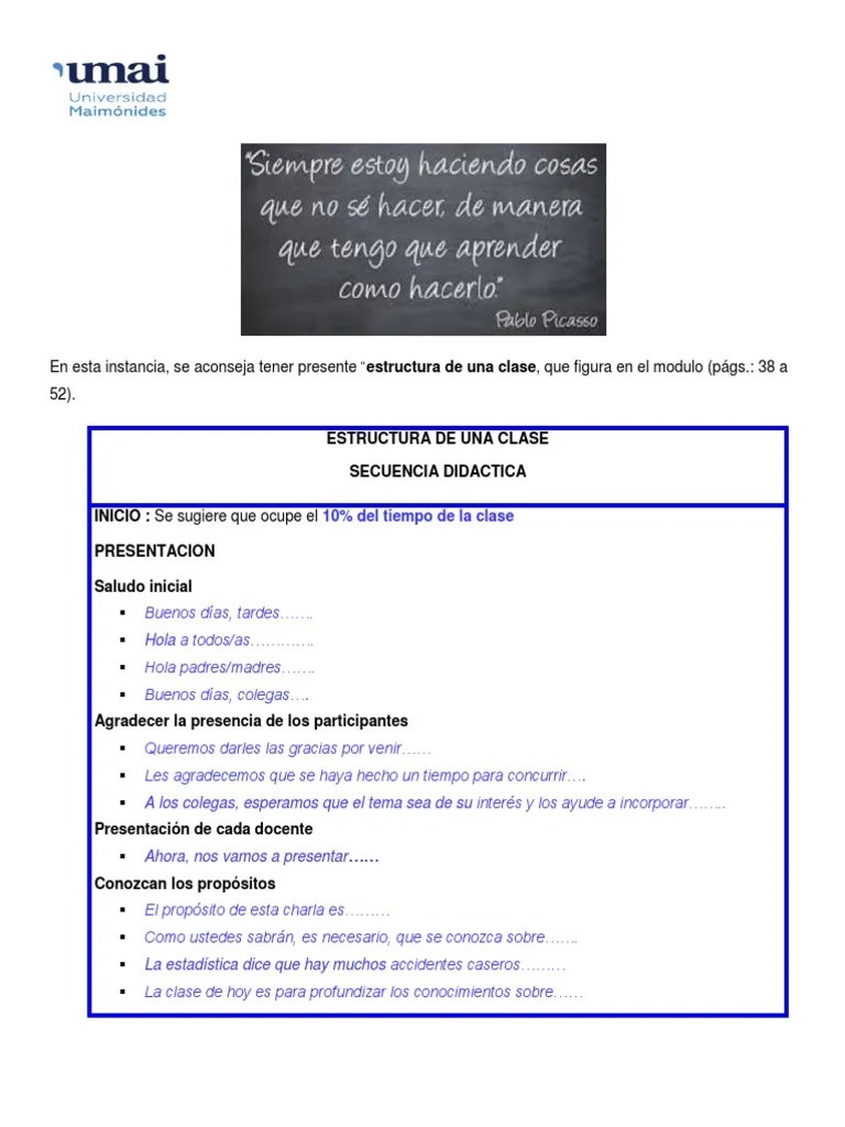 Estructura De Una Clase | PDF | Medicina CLINICA | Epidemiología