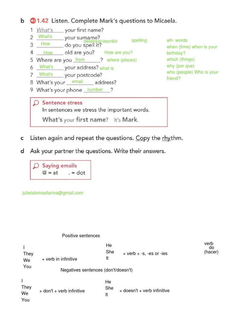 Lesson 4-Present Simple | PDF