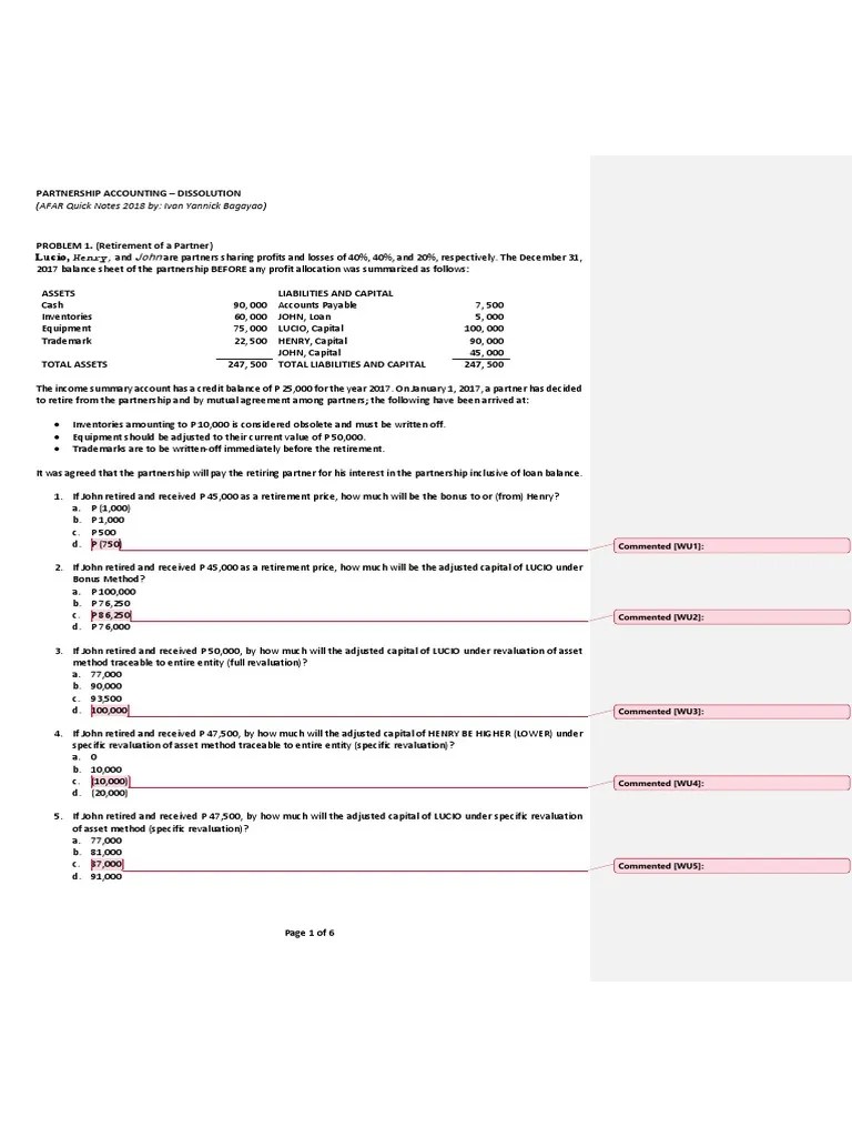 AFAR-PARTNERSHIP DISSOLUTION - BAGAYAO (Pdfcopy) | PDF