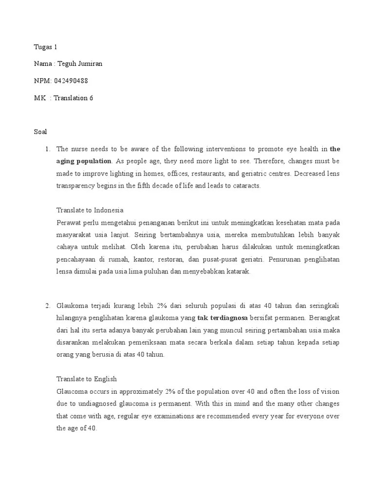 Task 1 Translation 6 | PDF